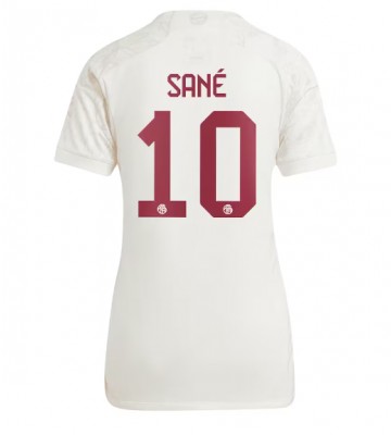 Lacne Ženy Futbalové dres Bayern Munich Leroy Sane #10 2023-24 Krátky Rukáv - Tretina